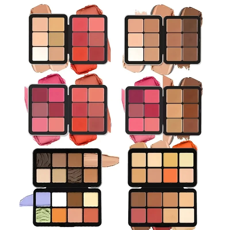 Multi-Color Cream Blush Palette