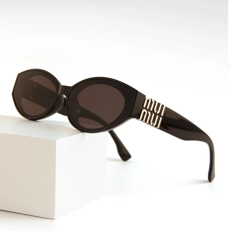 Classic Oval Designer Sunglasses