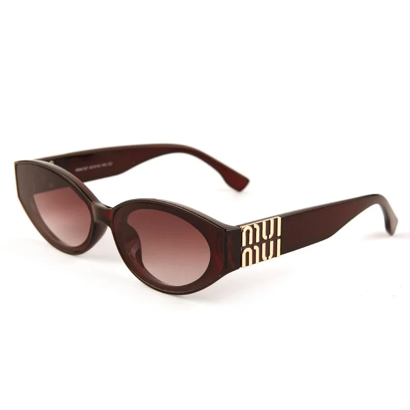 Classic Oval Designer Sunglasses
