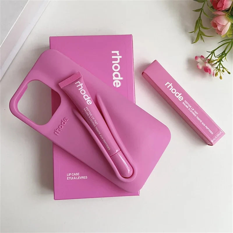 Lipstick Holder Silicone Phone Case