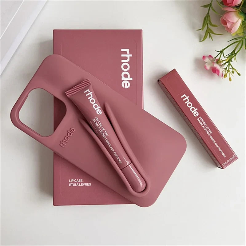 Lipstick Holder Silicone Phone Case