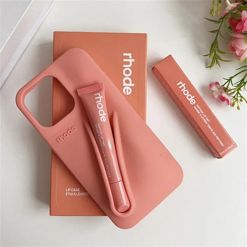 Lipstick Holder Silicone Phone Case