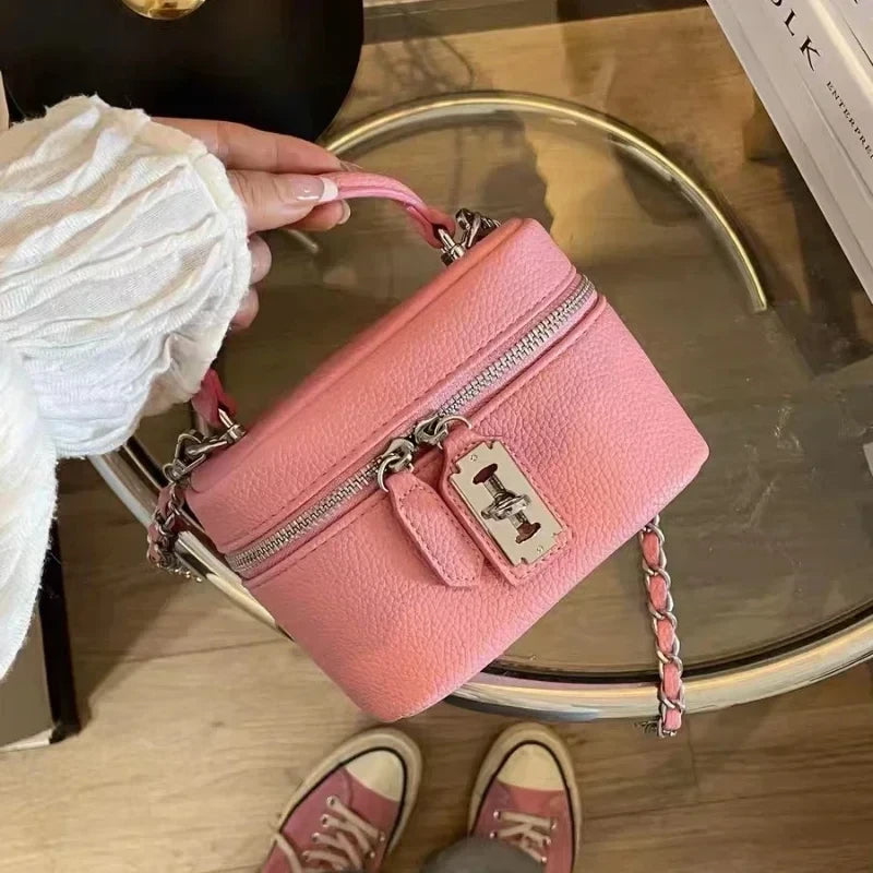 Canvas Crossbody Box Bag