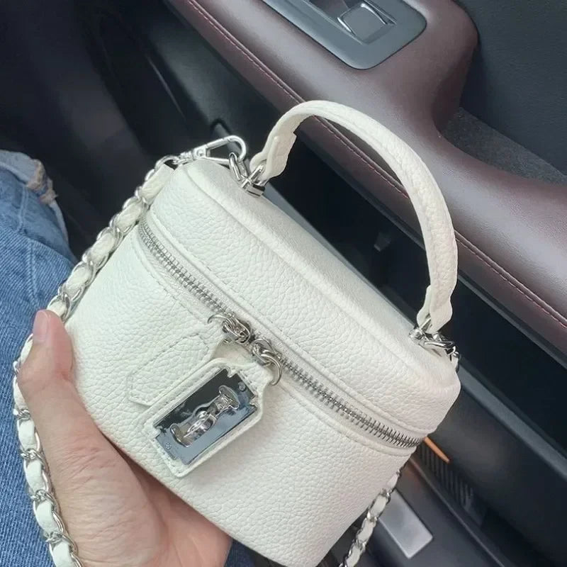 Canvas Crossbody Box Bag